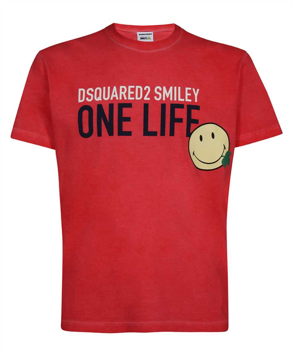 Dsquared2 S78GD0053 S24307 SMILEY RECYCLED COTTON COOL FIT T-Shirt 1