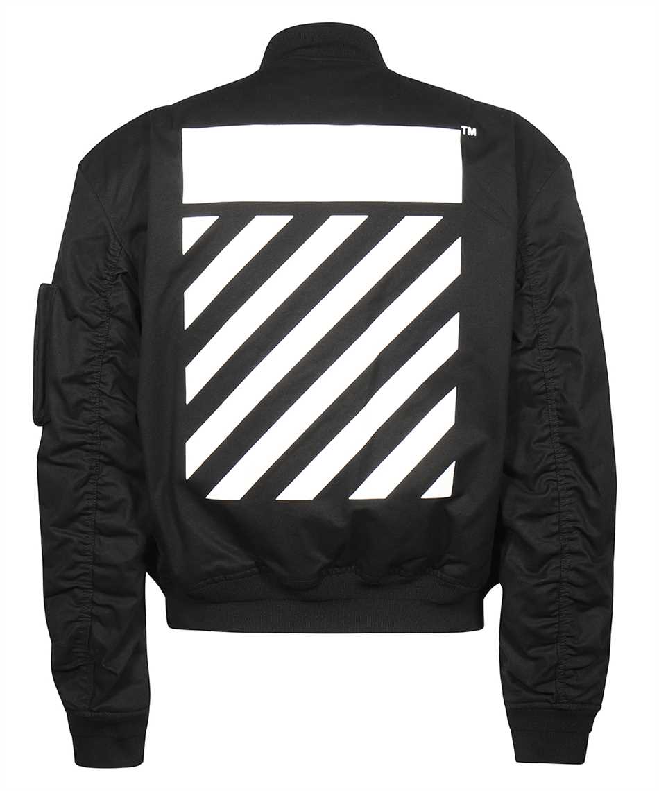 Off-White OMEH040C99FAB001 DIAG TAB BOMBER Jacket 2