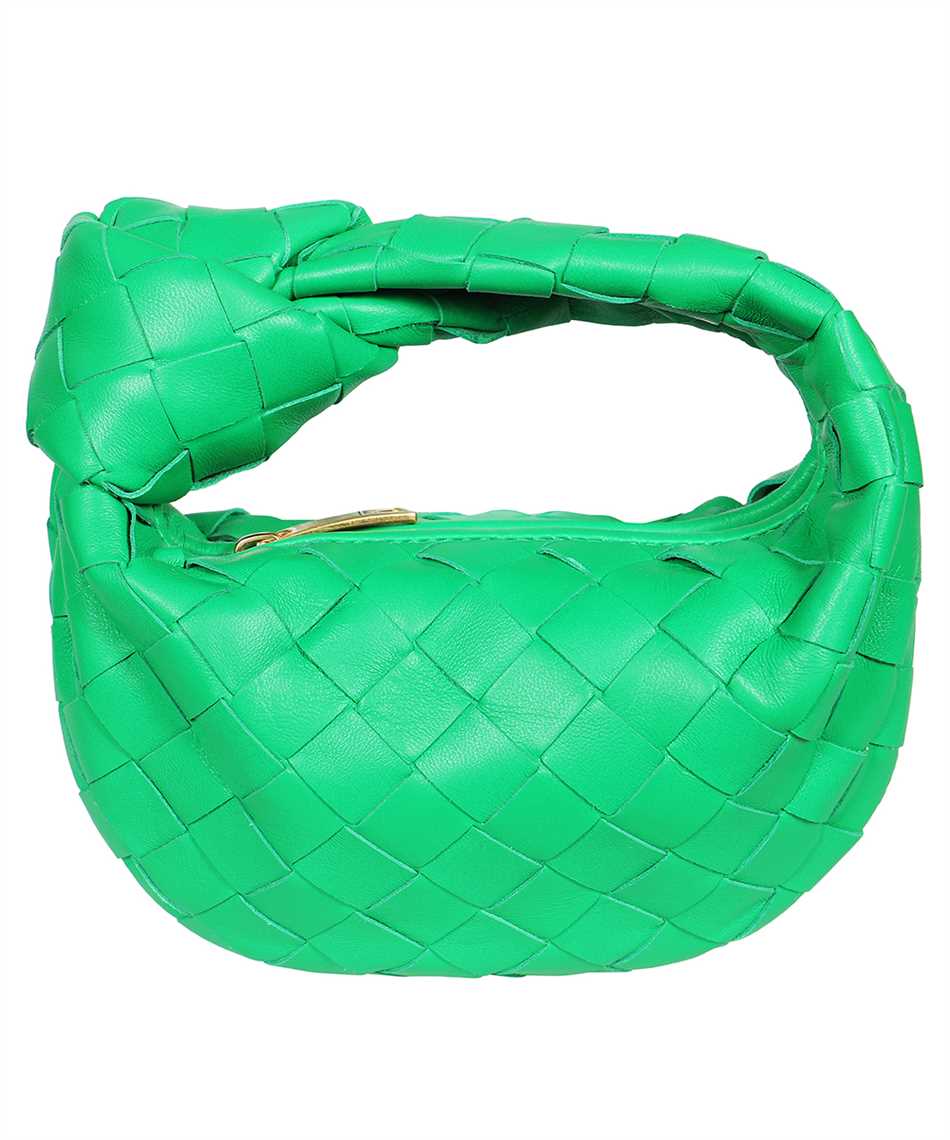 Bottega Veneta Candy Jodie Bag in Parakeet & Gold, Green. Size all.