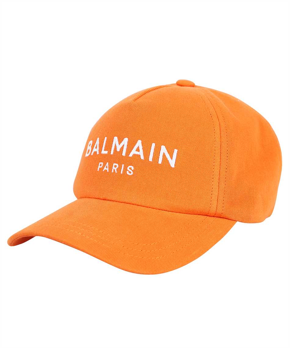Balmain XF1XA015BB31 COTTON Cap Orange