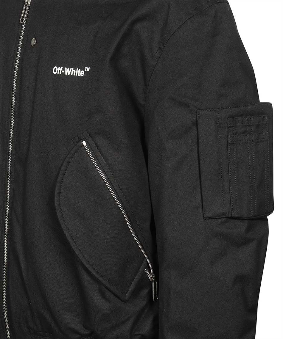 Off-White OMEH040C99FAB001 DIAG TAB BOMBER Jacket 3
