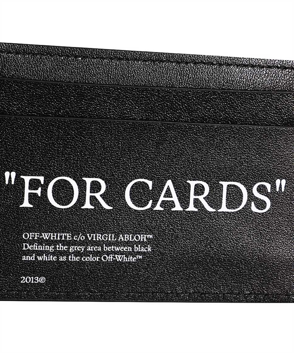 Off-White OMND067C99LEA001 QUOTE Porta carte di credito 3