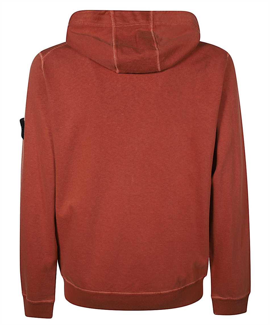 stone island rust hoodie