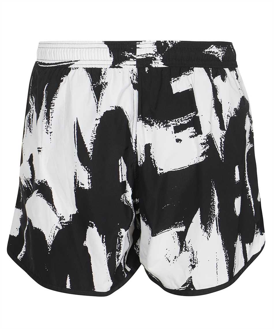 Alexander McQueen 705604 4419Q RUNNER GRAFFITI Costume da bagno Nero