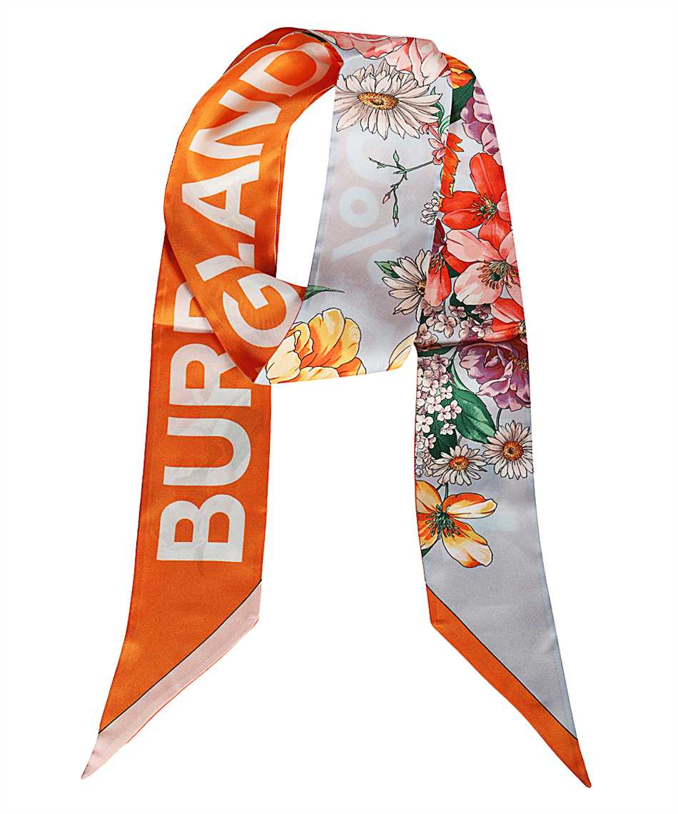 orange burberry scarf
