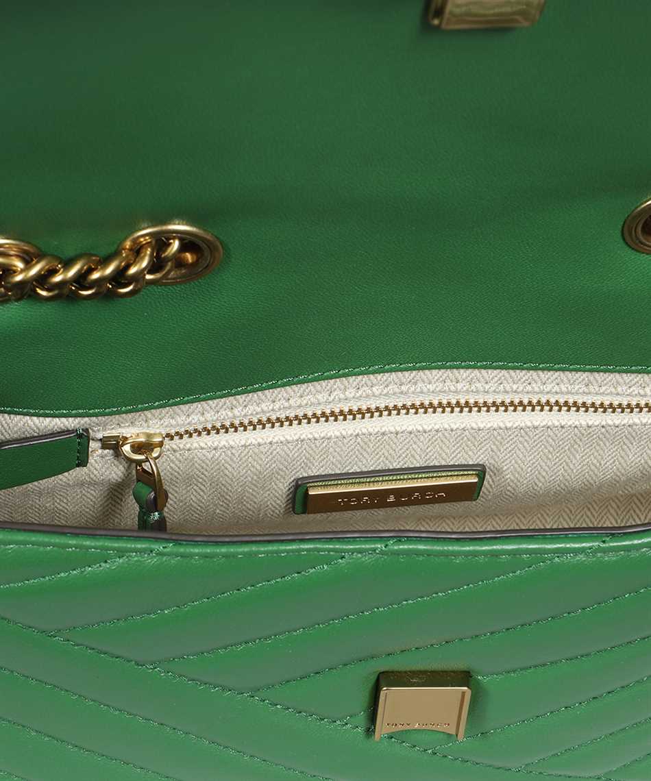 Tory Burch 90452 KIRA CHEVRON SMALL CONVERTIBLE SHOULDER Bag Green