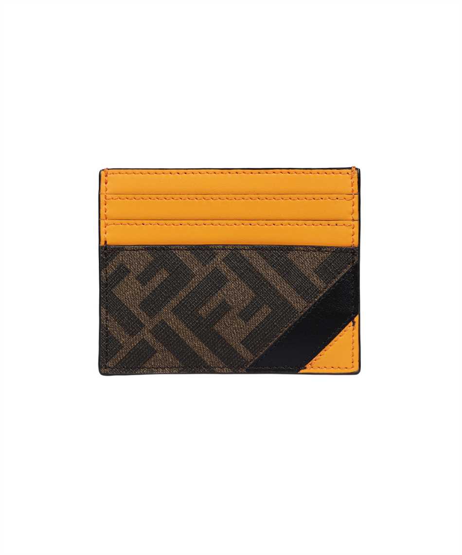 Fendi 7M0164 A9XS DIAGONAL Card holder Orange
