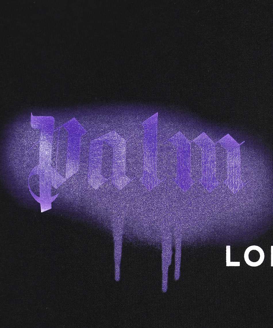 palm angels spray t shirt purple