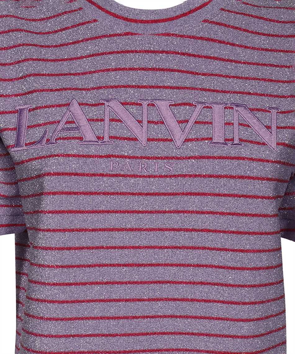 Lanvin RW TS0020 5297 E22 STRIPE LOGO T-Shirt 3