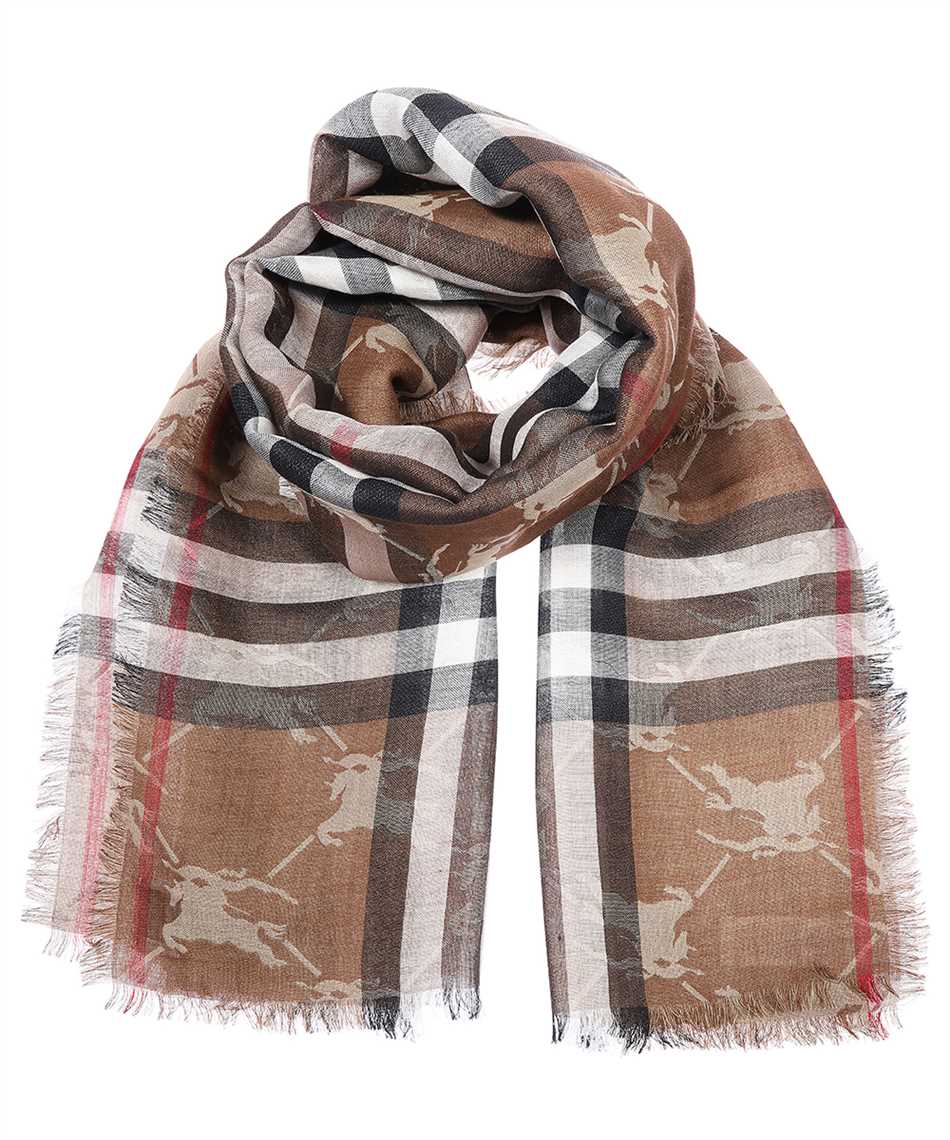 Burberry Wool-Silk Vintage Monogram Scarf