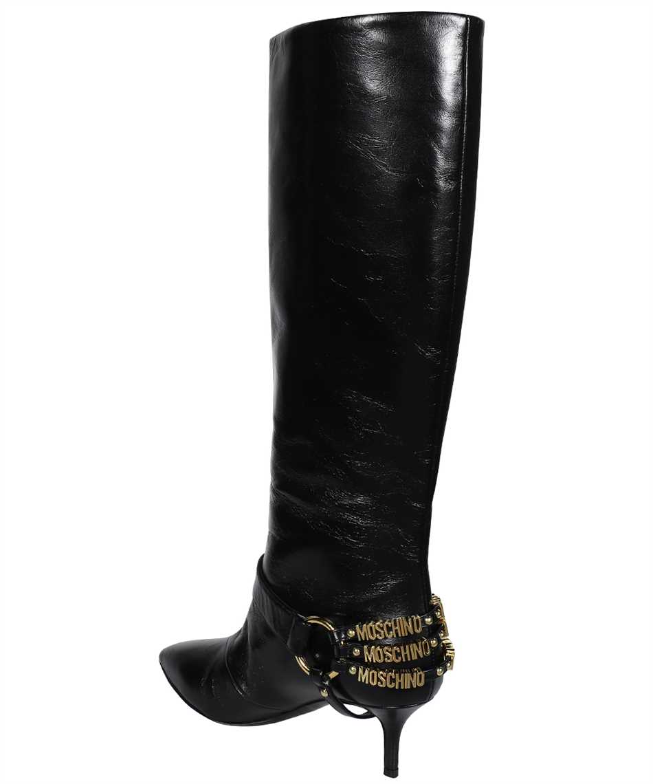 Moschino MA26055C1HMJ MINI LETTERING SHINY CALFSKIN Boots 3