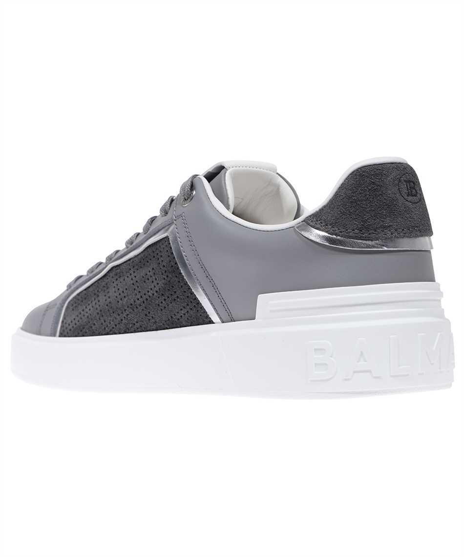 Balmain AM0VI321LTCB B-COURT IN PERFORATED MONOGRAMMED LEATHER Sneakers 3