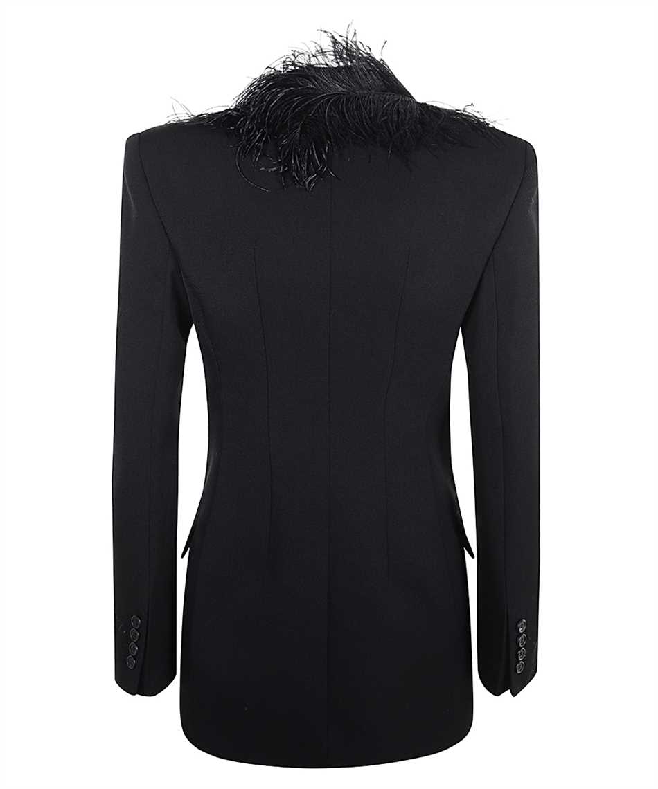 The Attico 260WCG00091 WWW065FS Feather-trim Giacca 2