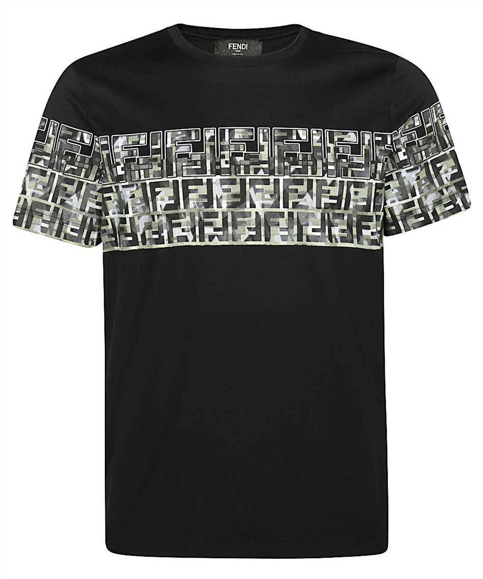 Fendi FAF532 ABTS CAMOUFLAGE T-shirt Black