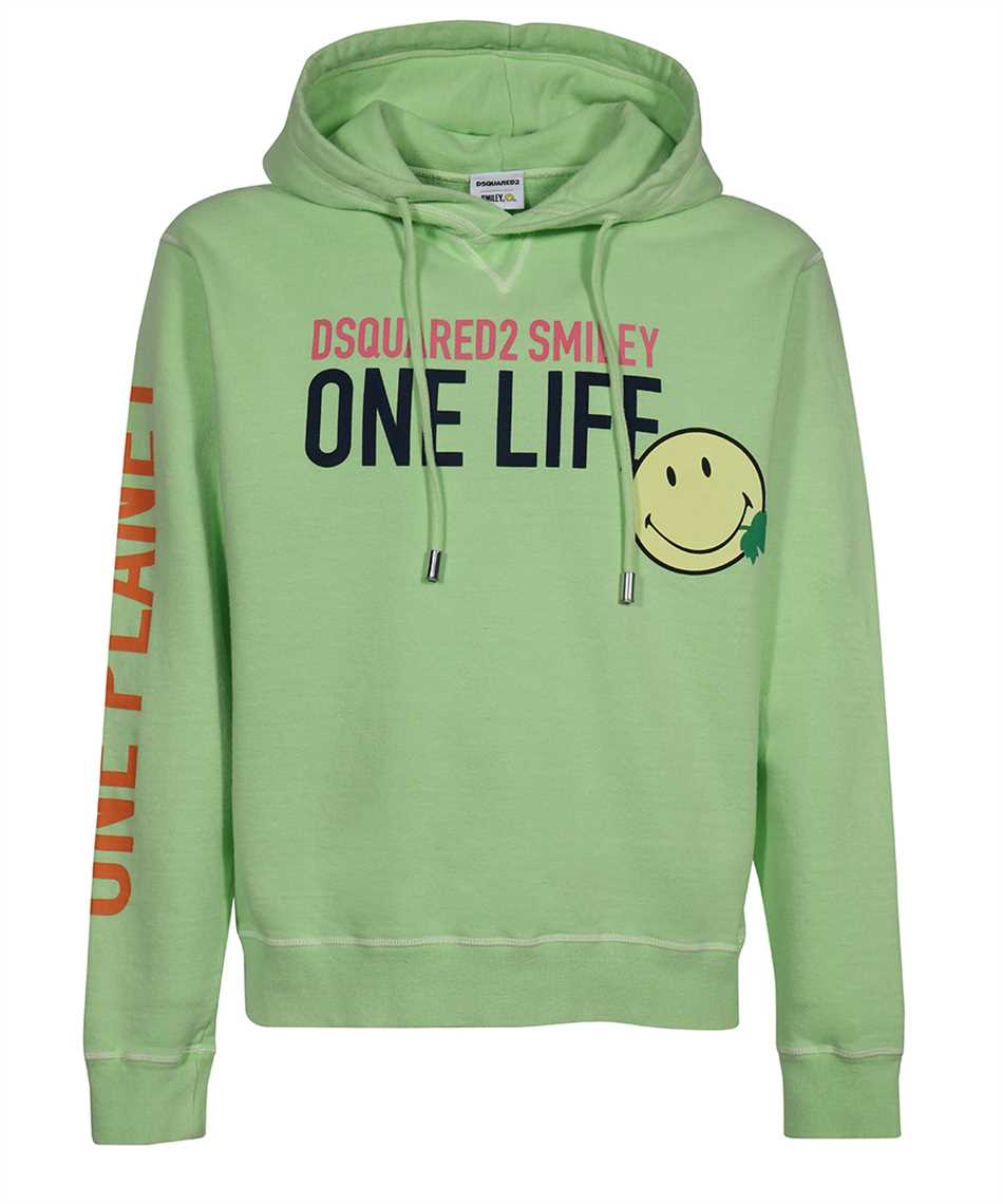 Dsquared2 S78GU0057 S25535 SMILEY ORGANIC COTTON COOL FIT Hoodie 1