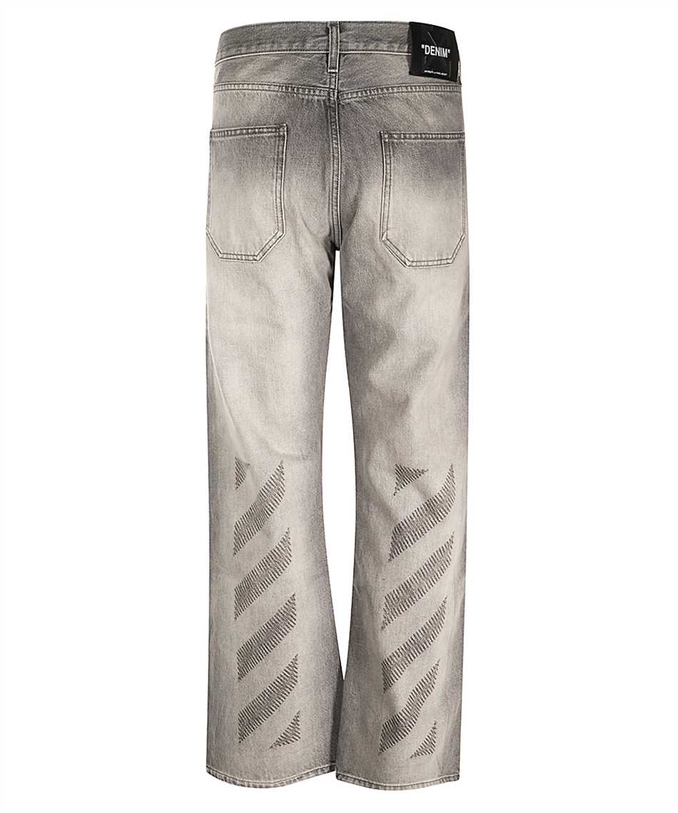 Off-White OMYA18JS26DEN003 DIAG SLIM RELAXED Jeans 2