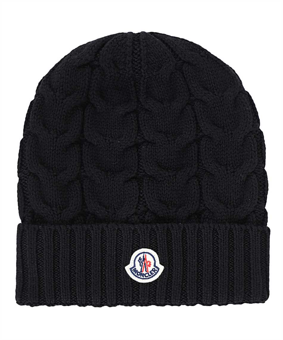 moncler beanie black