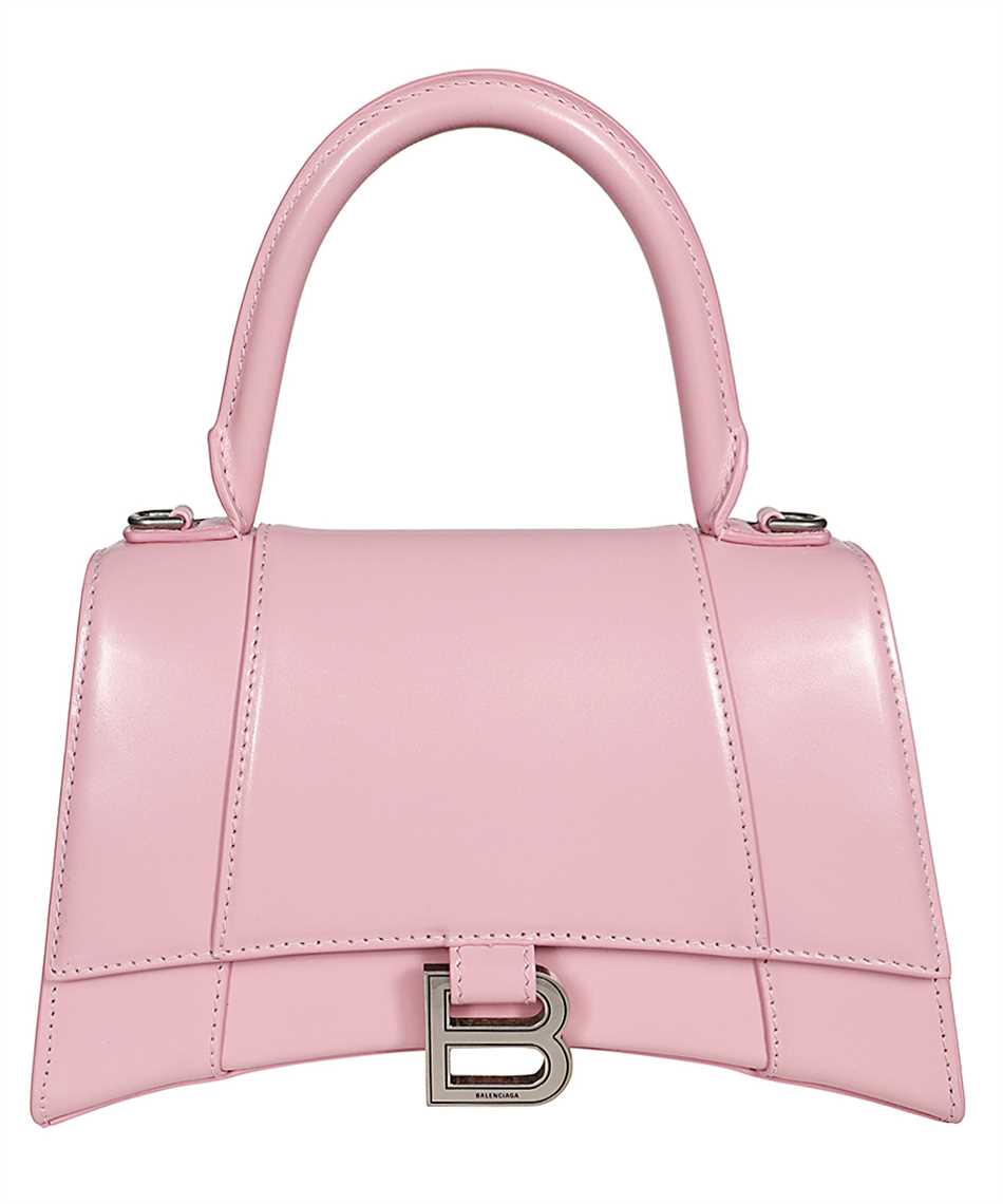 Balenciaga Hourglass Small Top Handle Bag in Pink