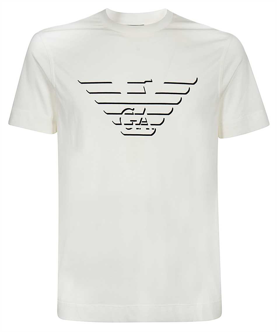 emporio armani flock t shirt