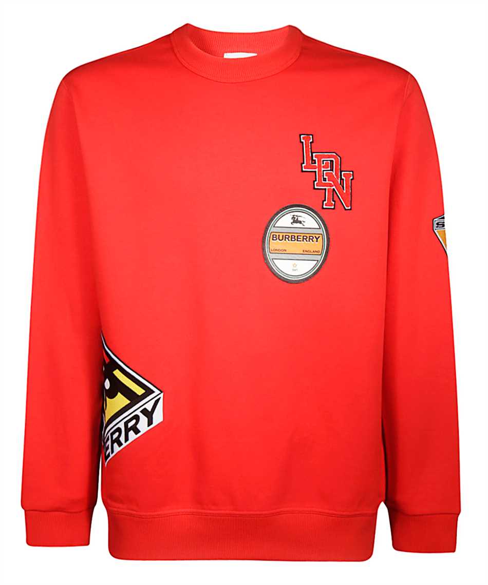 burberry red sweatshirt