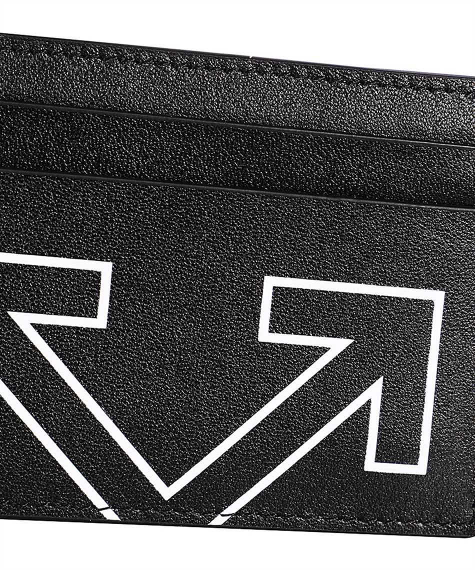 Off-White OMND09BC99LEA001 HERITAGE Porta carte di credito 3