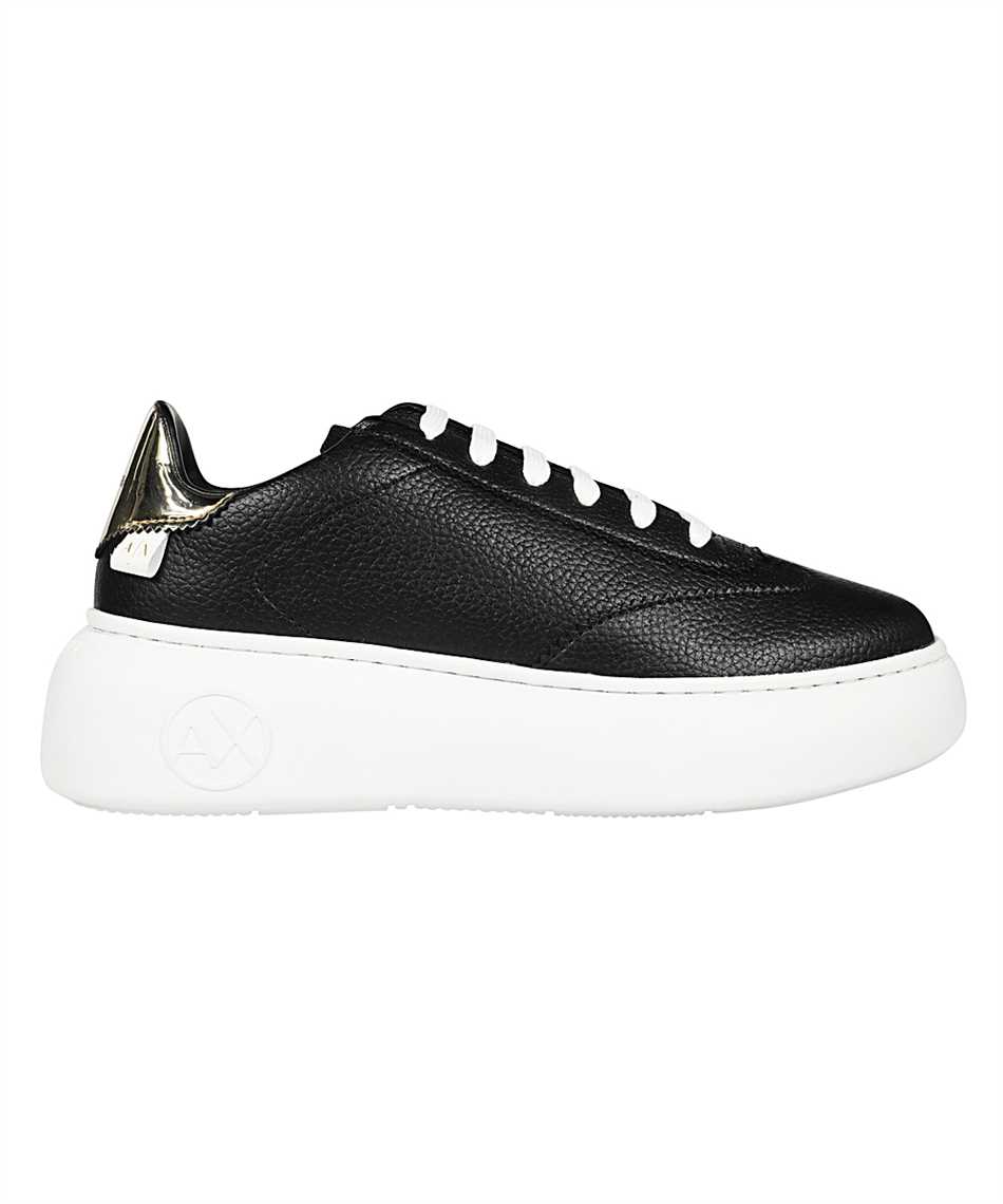 armani exchange sneakers black