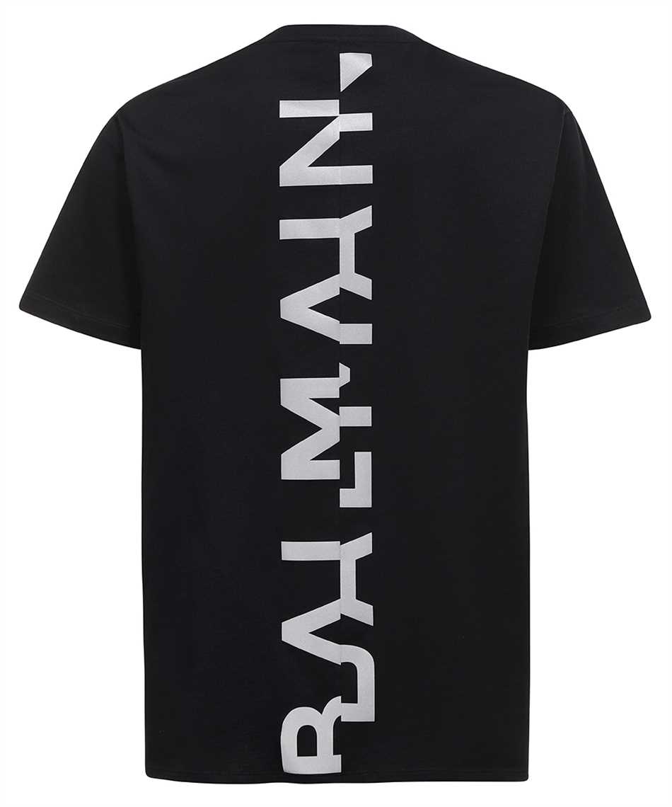 Balmain AH1EG010BC03 BULKY FIT REFLECT T-shirt 2