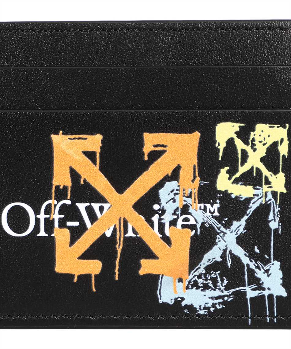 Off-White OMND089S26LEA001 BOOKISH ARROW SPRAY Kartenetui 3