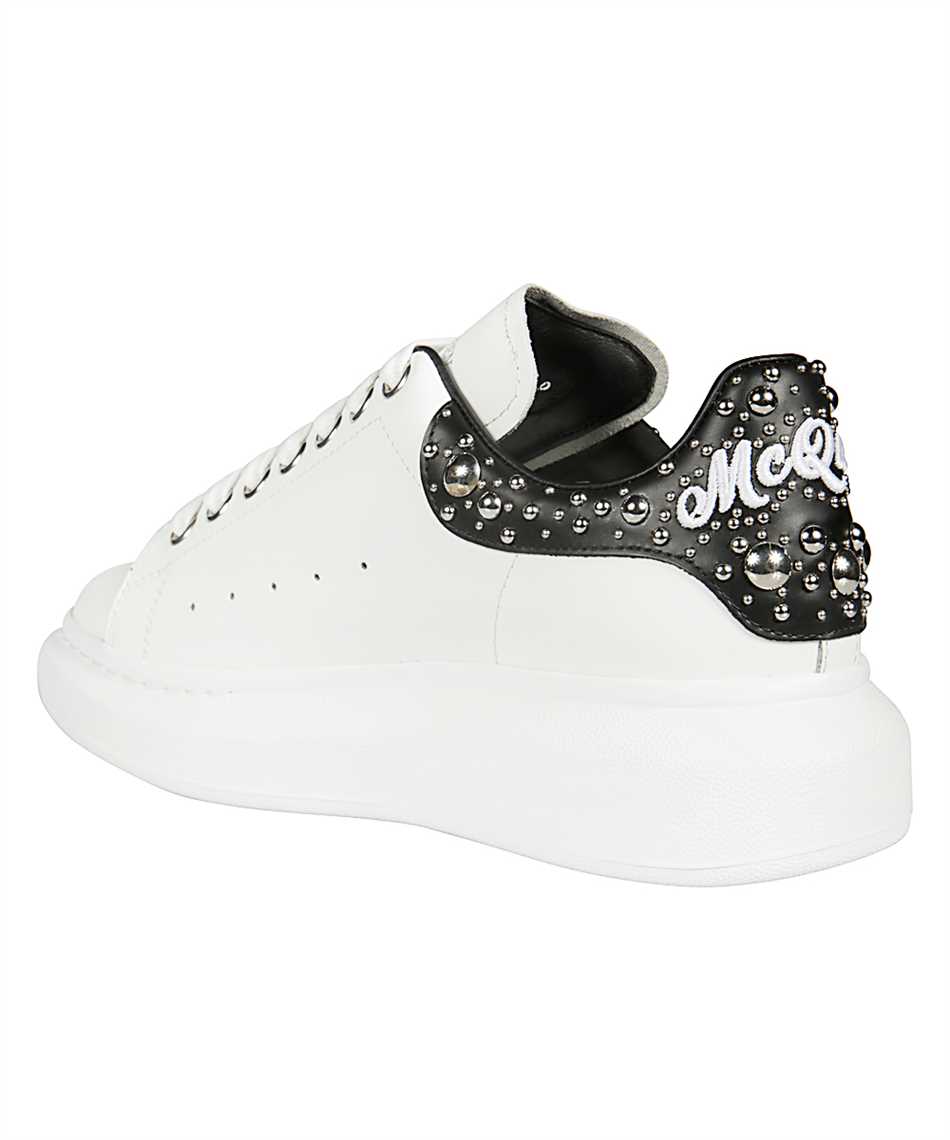 alexander mcqueen white studded oversized sneakers