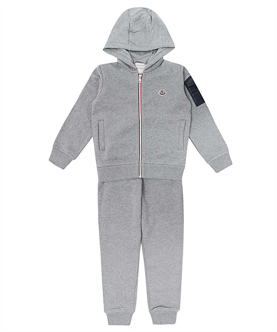moncler grey tracksuit