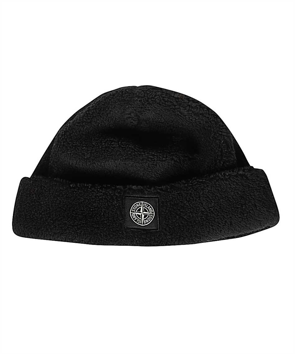 stone island beanie black