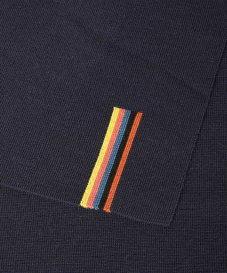Paul Smith M1A 151AL M394 MERINO-WOOL RECTANGLE Schal 2