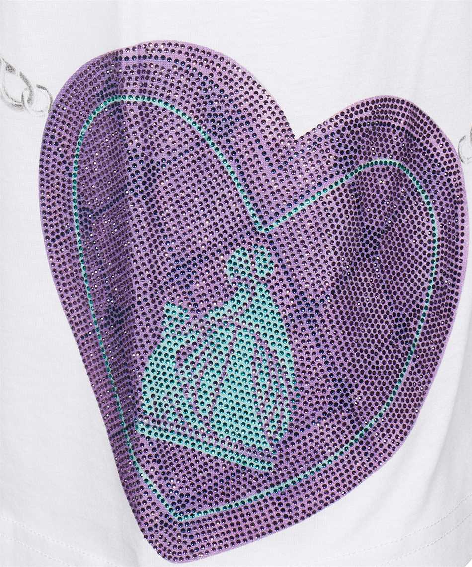 Lanvin RW TS0040 J247 E22 JUDITH LIEBER HEART BAG PRINT T-shirt 3