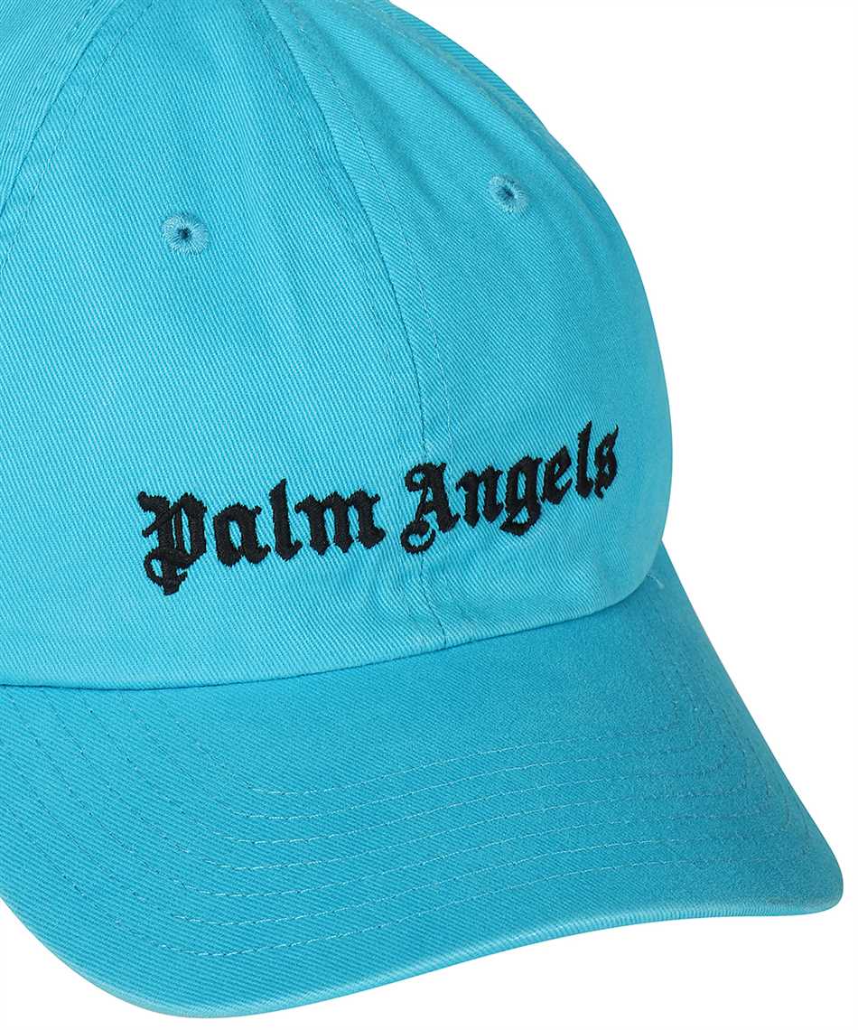 Palm Angels PMLB003E20FAB006 LOGO Cappello Blu