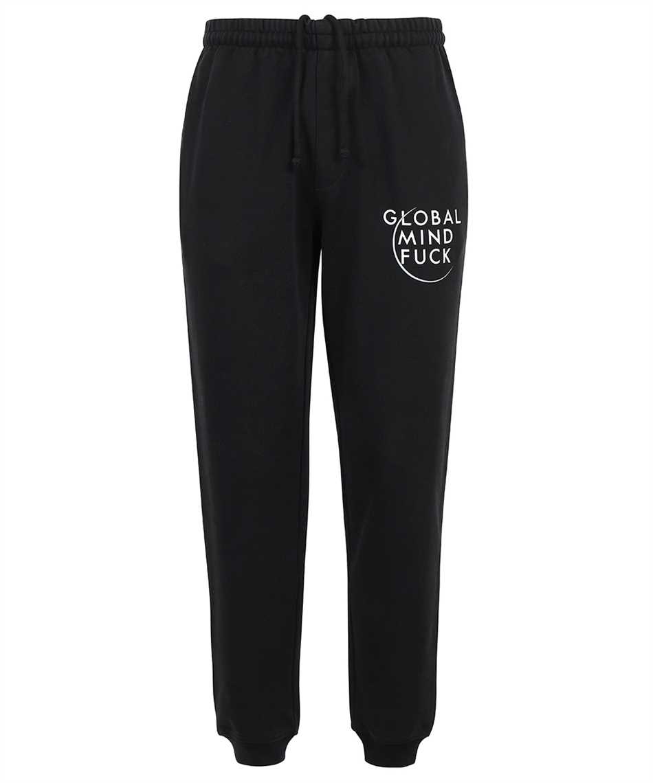 Vetements UE52PA110B GLOBAL MINDFUCK Trousers Black