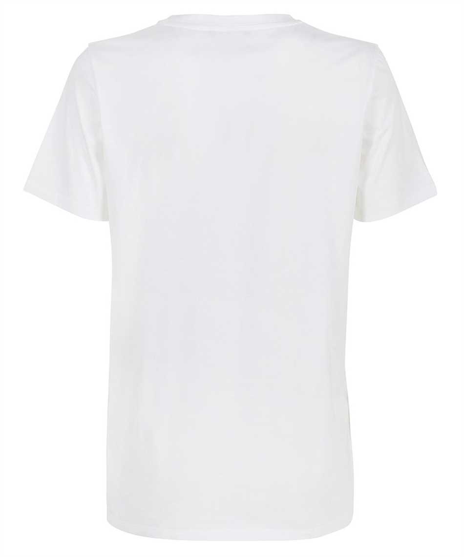 Balmain VF0EF000B020 METALLIC LOGO T-shirt White