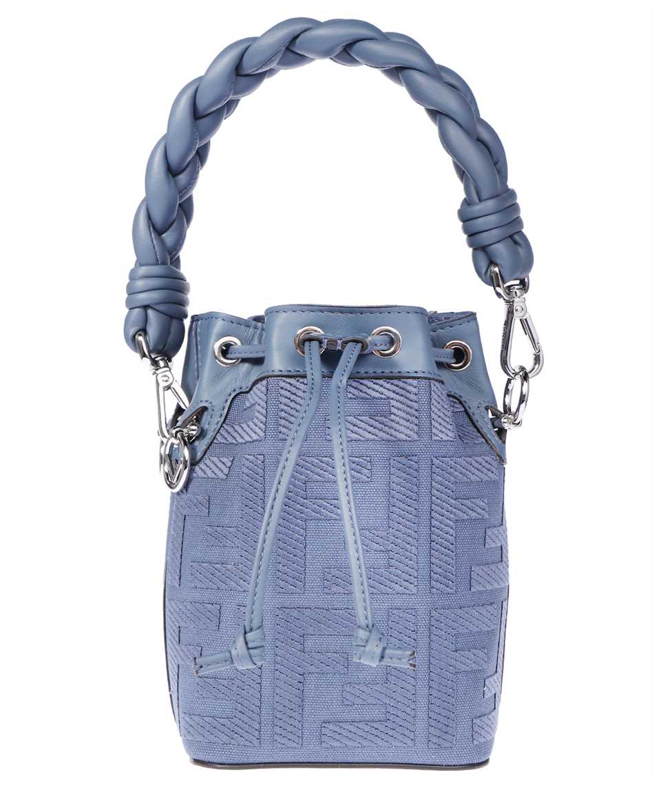 Fendi Mon Tresor Mini Leather & Mesh Bucket Bag