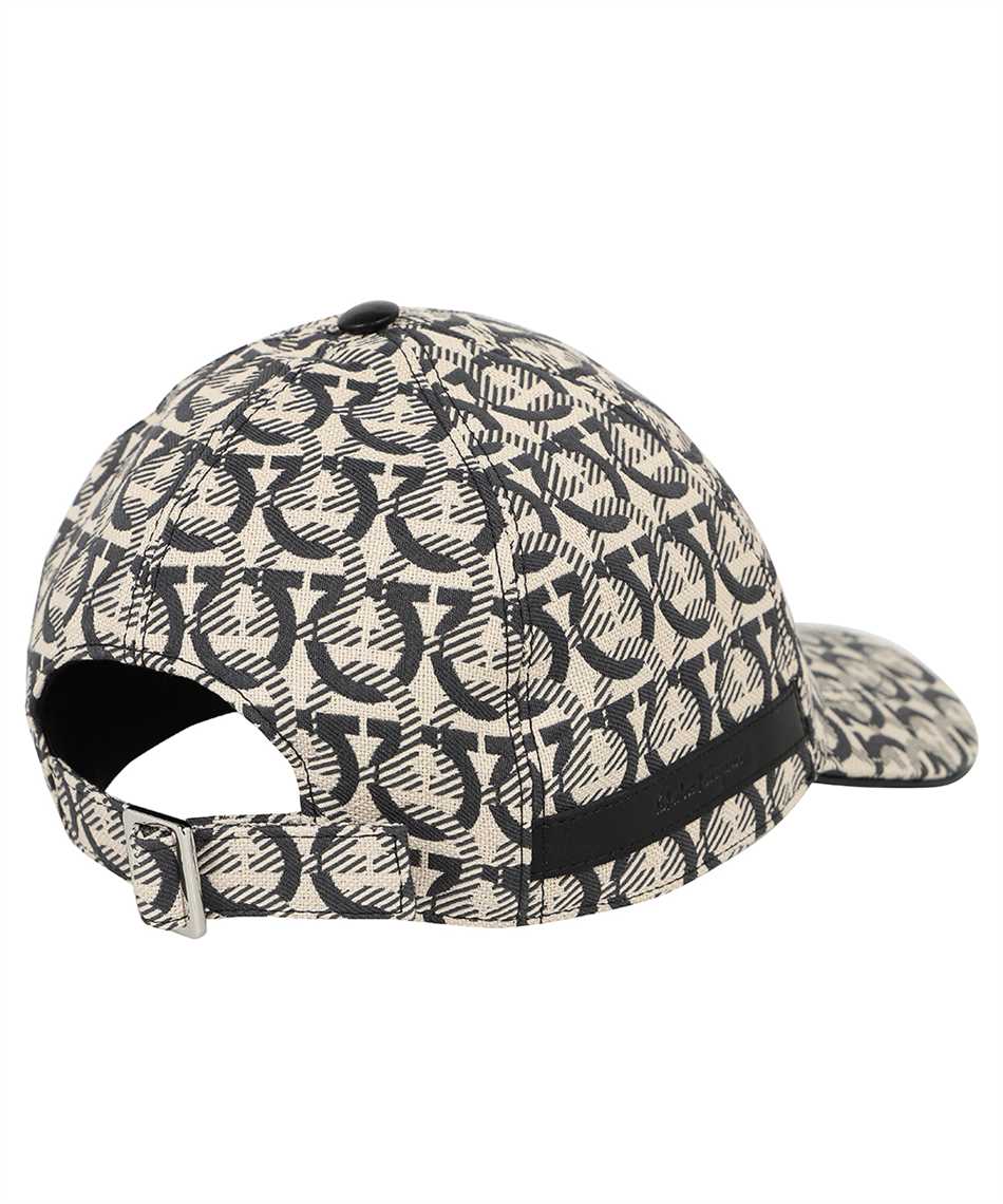 Salvatore Ferragamo 560678 GANCINI BASEBALL Cappello Beige