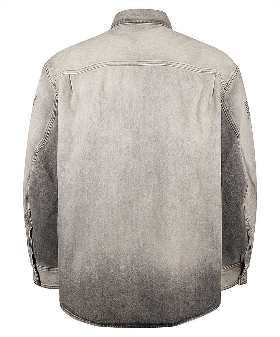 Off-White OMYD05VS26DEN003 DIAG MILITARY Hemd 2