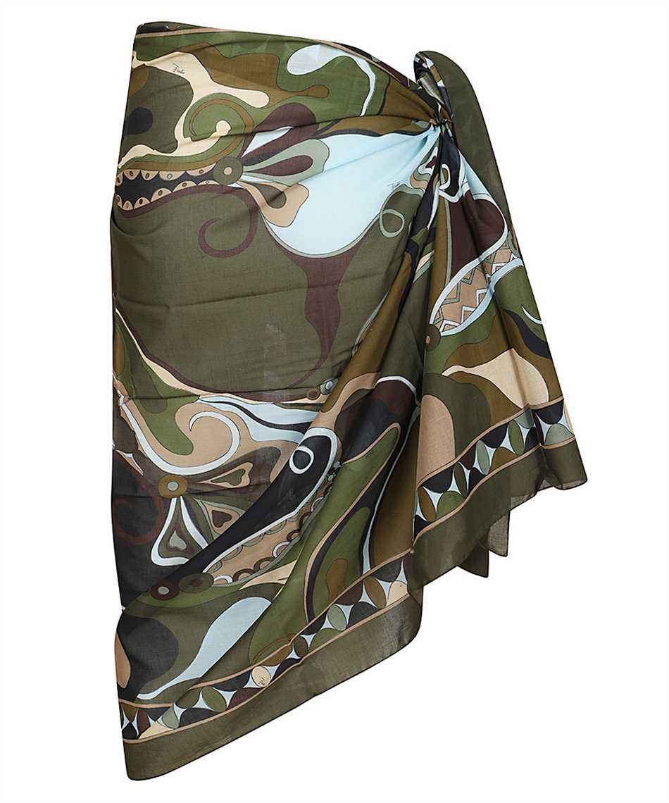 Emilio Pucci 6HPD05 6H974 COTTON PAREO Sciarpa 2