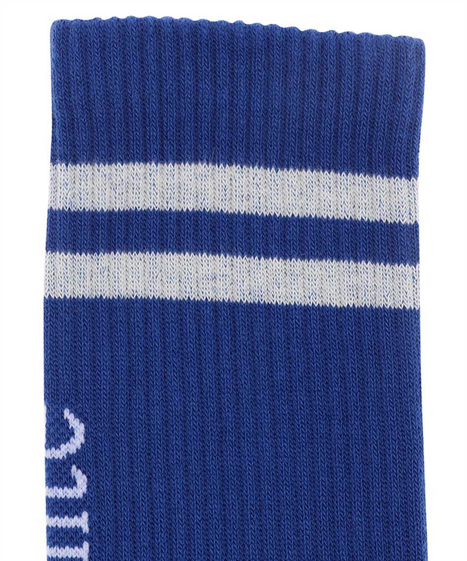 Off-White OMRA078F23KNI001 STRIPES BIG LOGO LONG Socks 2