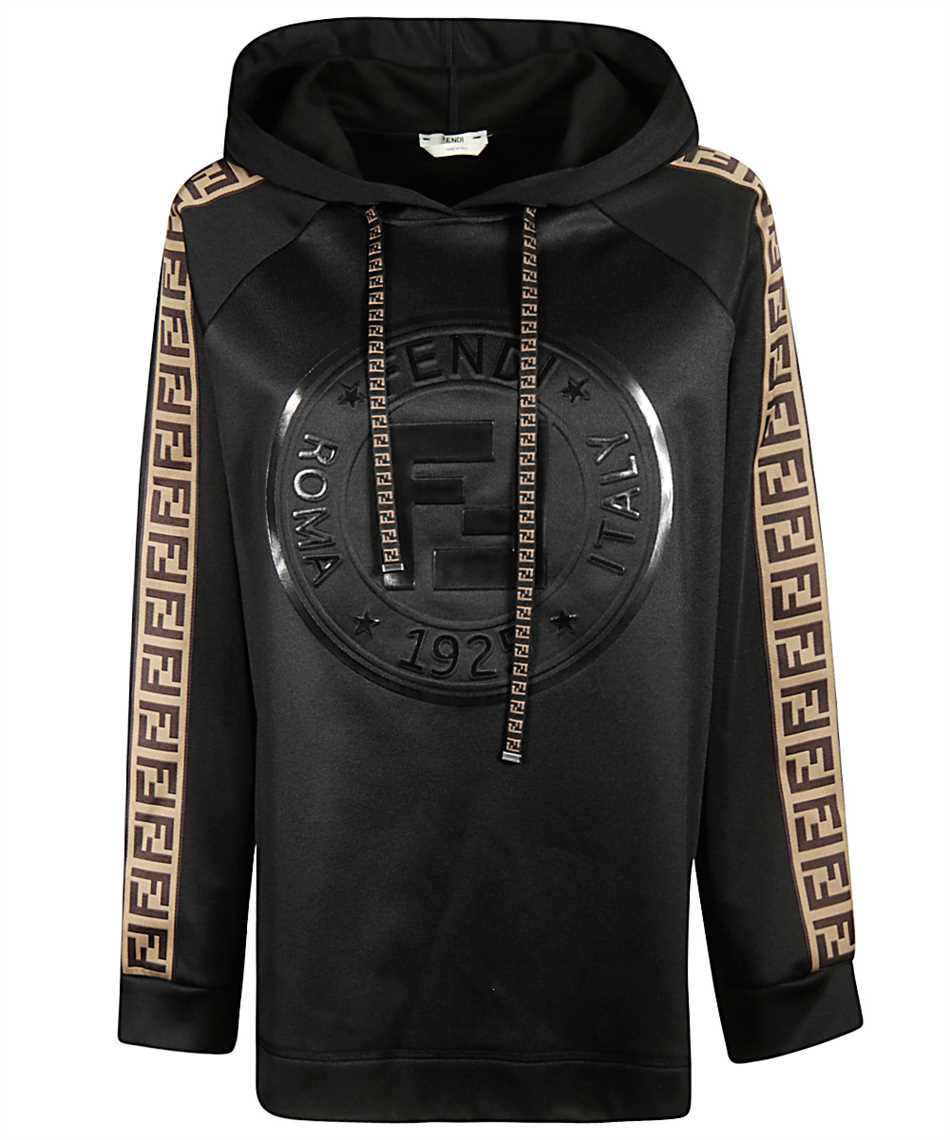 fendi logo hoodie