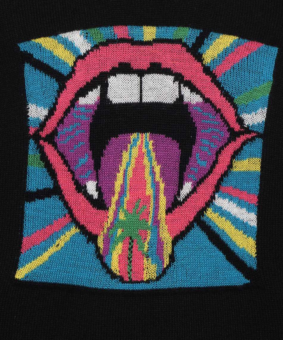 Palm Angels PMHE054F23KNI002 CRAZY MOUTH Knit 3