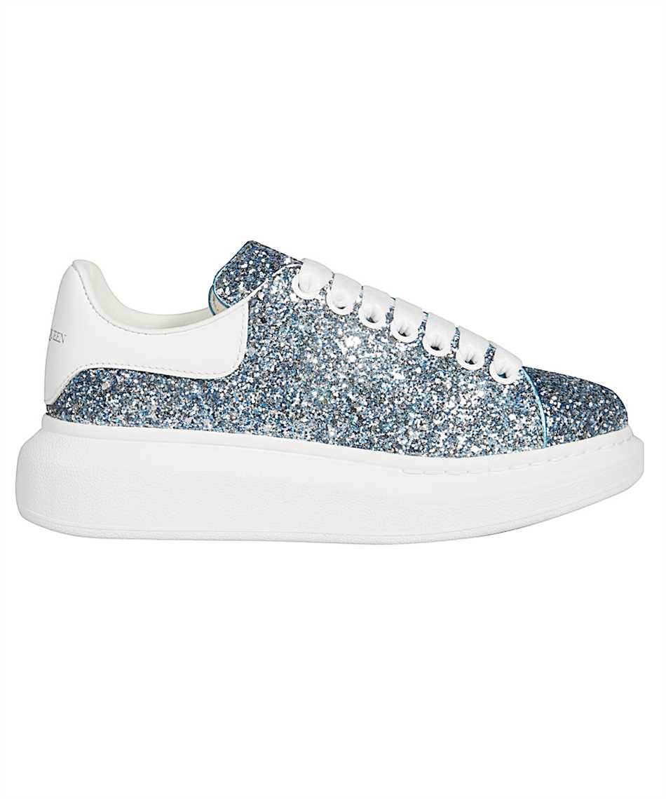 alexander mcqueen sneakers blue glitter