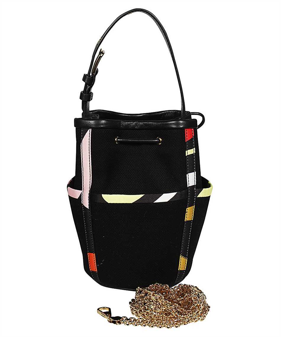 Emilio Pucci 3RBA43 3R030 LOGO-PLAQUE COTTON BUCKET Tasche 2