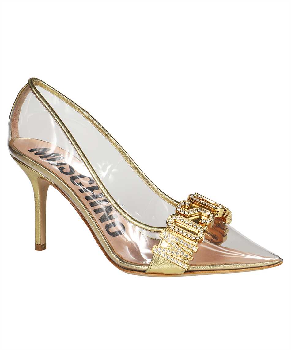 Moschino MA10218C1GMX299A PVC CRYSTAL LOGO Shoes 2