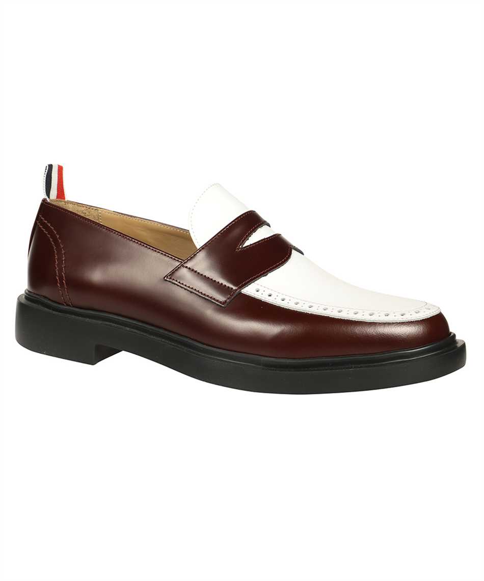 Thom Browne MFL105A L0043 PANELLED LEATHER Mocassini 2