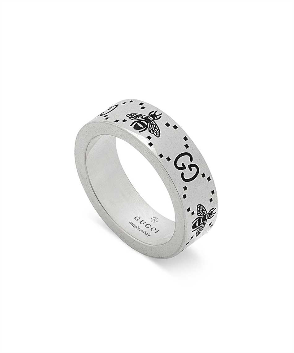 Gucci Jewelry Silver JWL YBC728389001 GG AND BEE ENGRAVED Ring 1