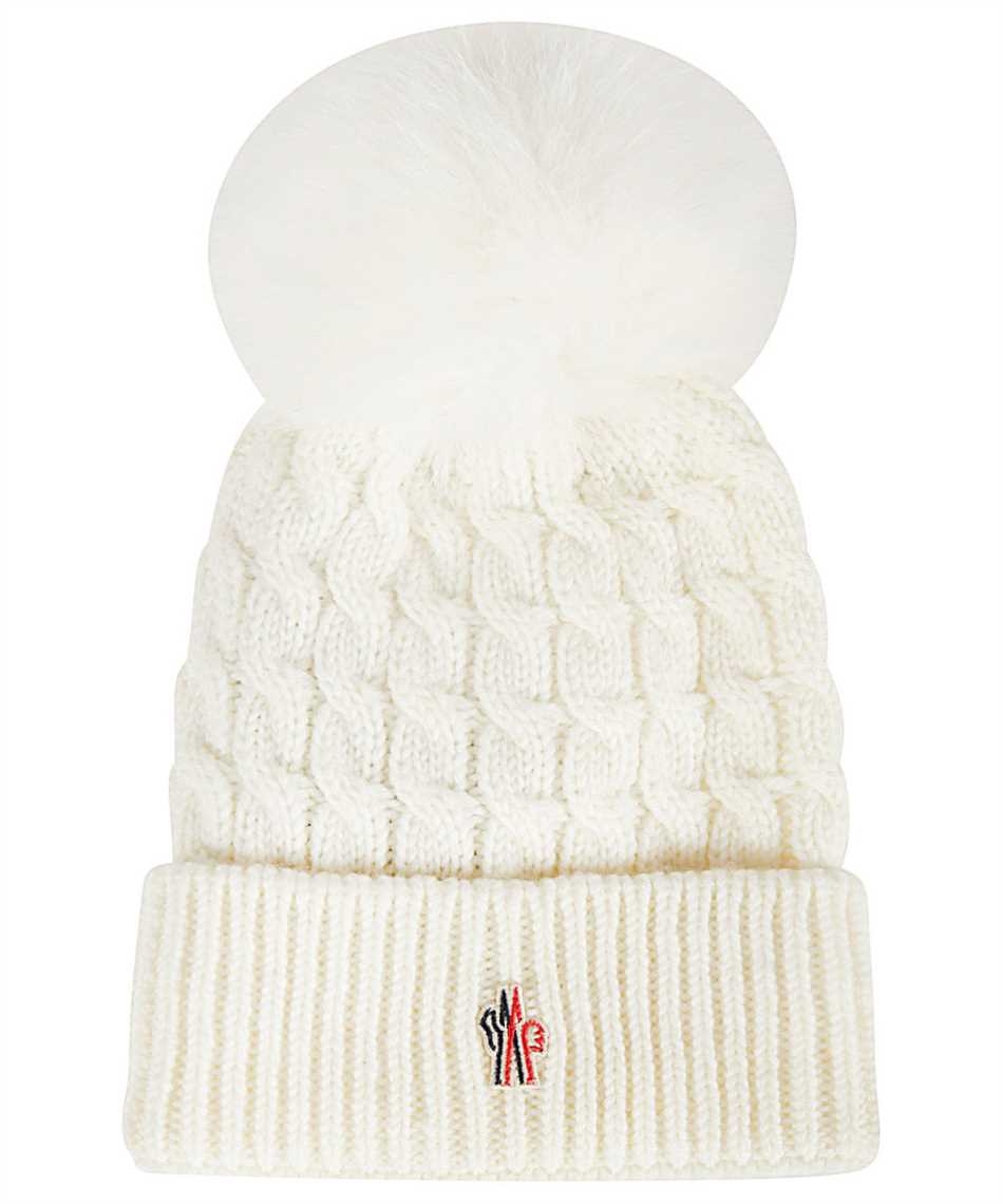 moncler white beanie