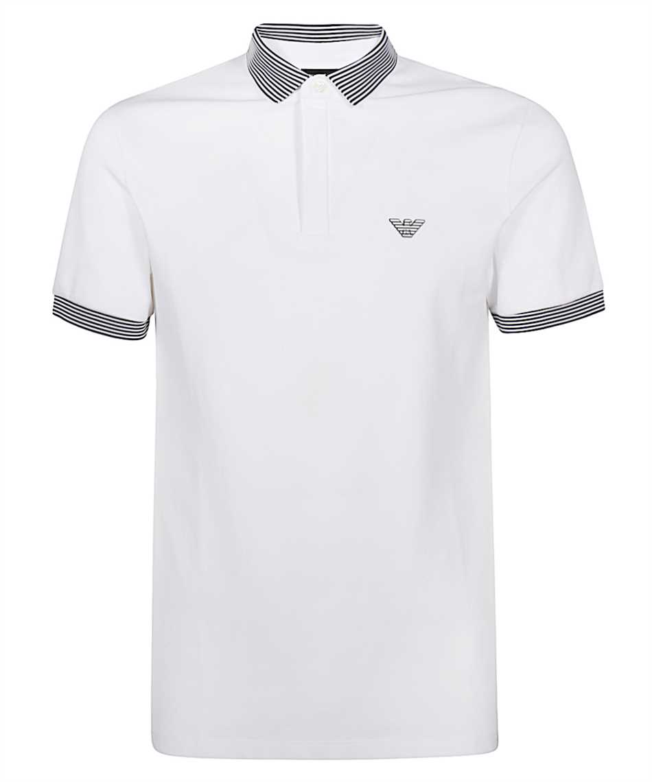 armani white polo